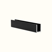 Moulure d'aluminium en U pour verre 10 ou 12 mm
