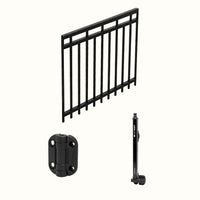 Kit de porte pour clôture ornementale