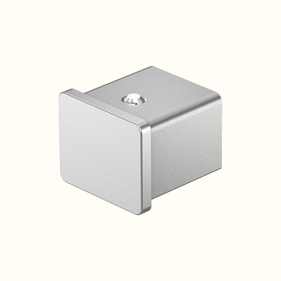 Bouchon pour main courante avec rainure