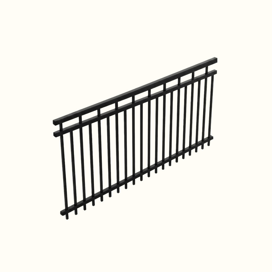 Clotûre ornementale en aluminium