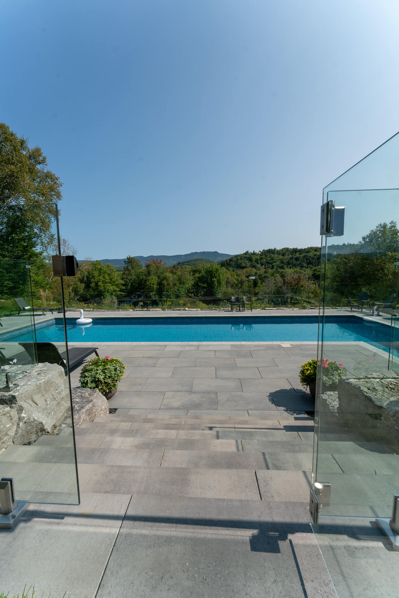 Loquet en acier duplex 2205 pour barrière en verre 8 à 12 mm