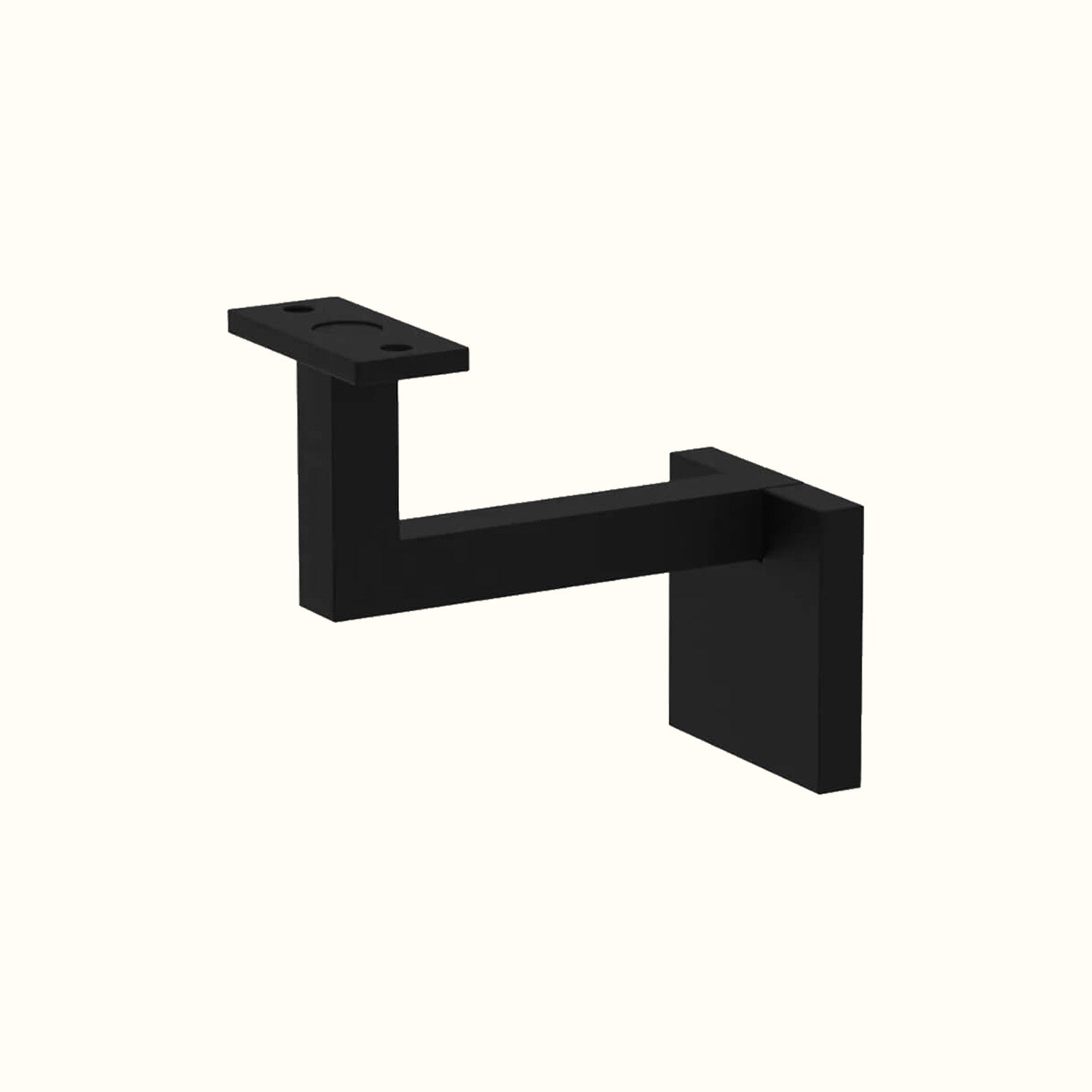 Support de main courante intérieur noir