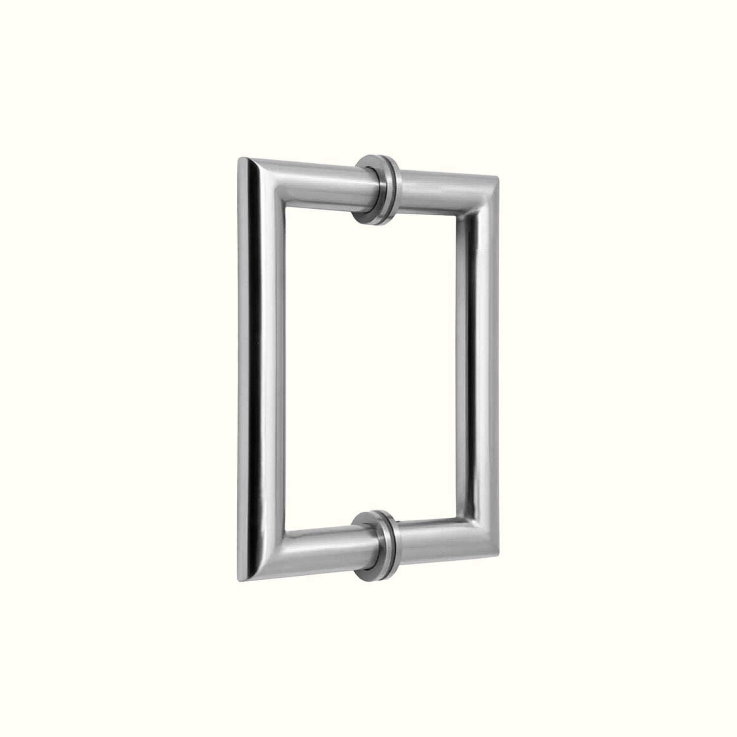 Poignée tubulaire ronde pour porte en verre