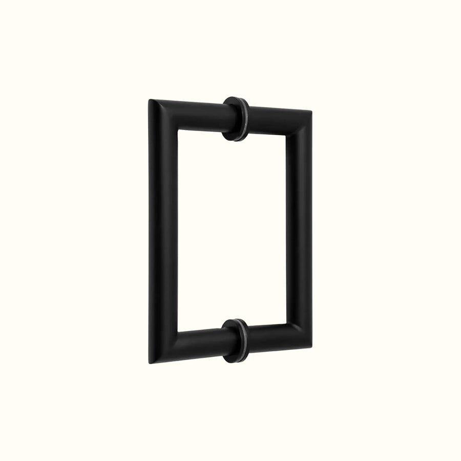 Poignée tubulaire ronde pour porte en verre