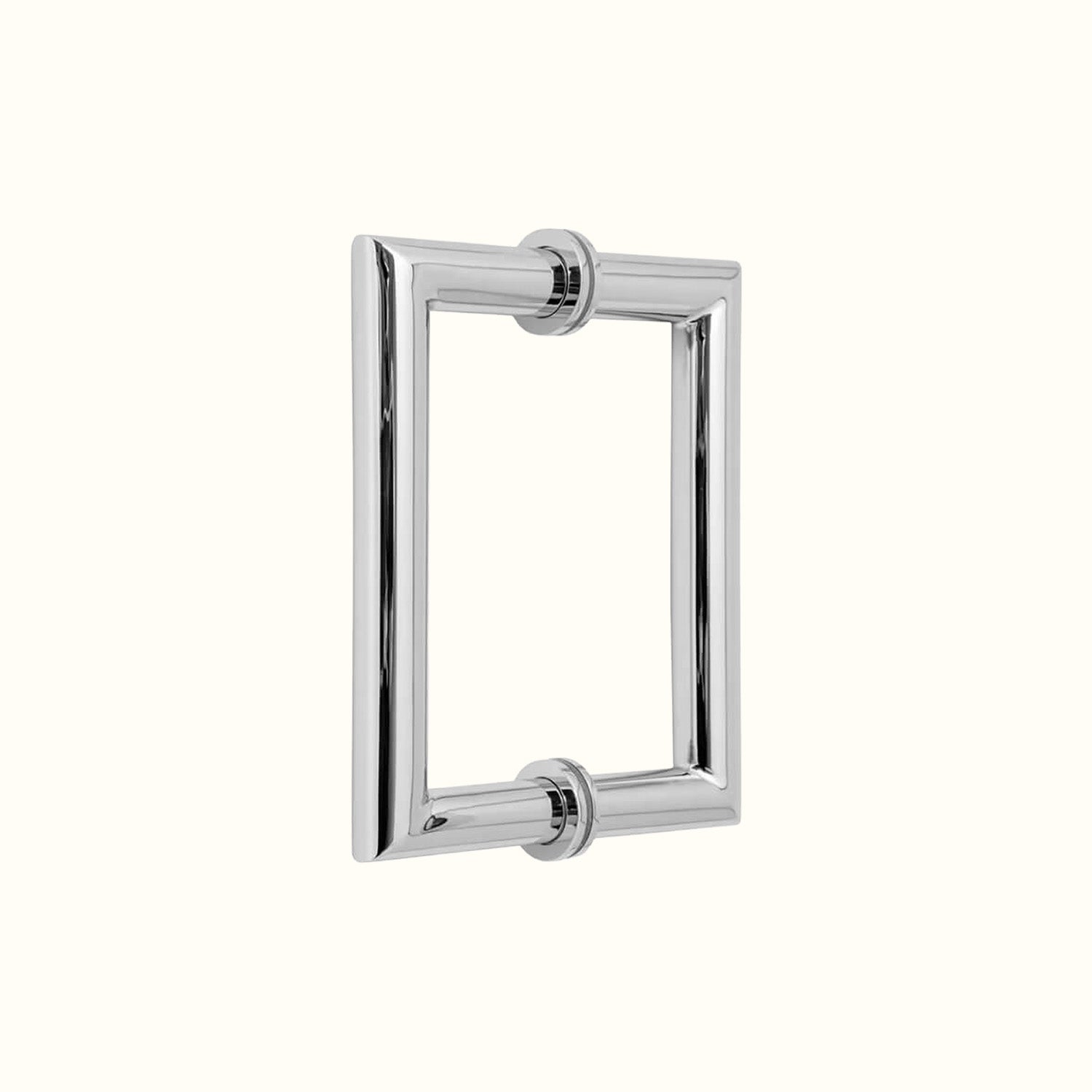 Poignée tubulaire ronde pour porte en verre