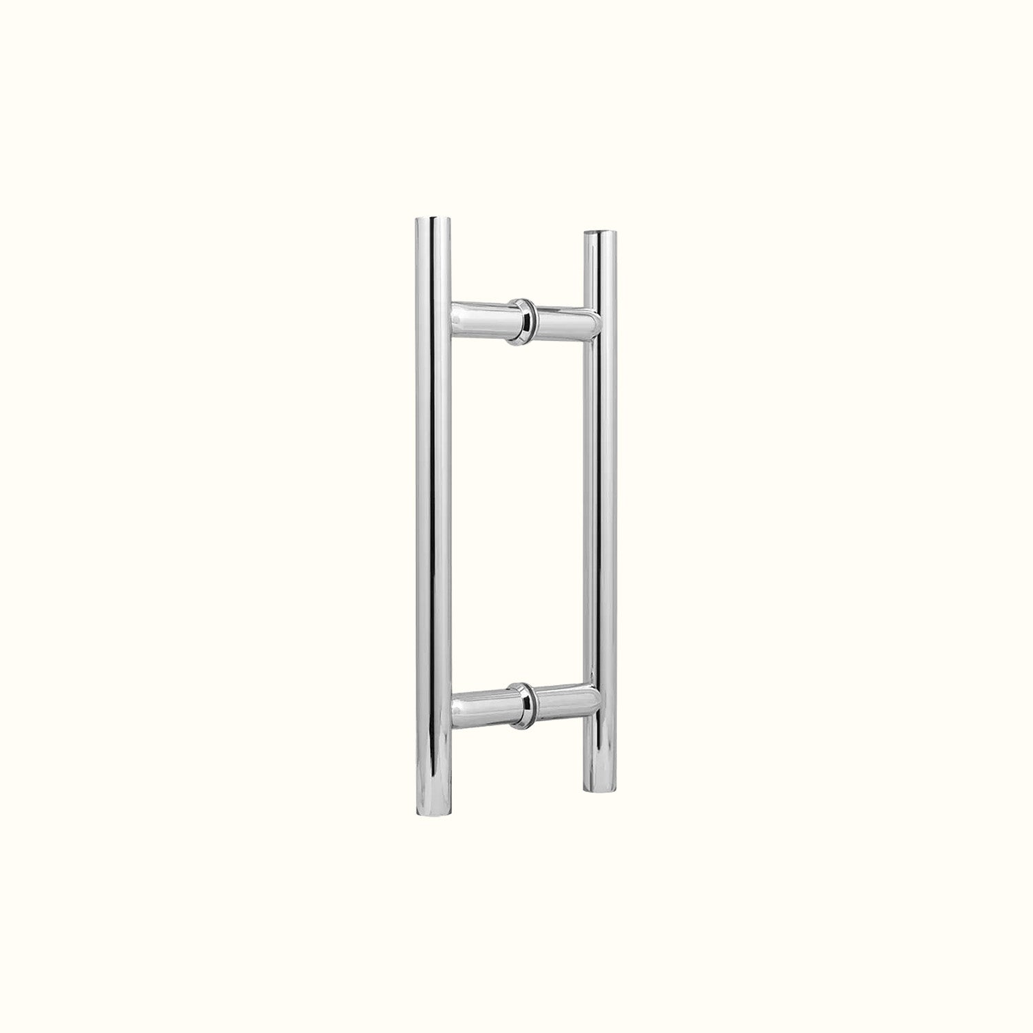 Poignée de type échelle pour porte en verre