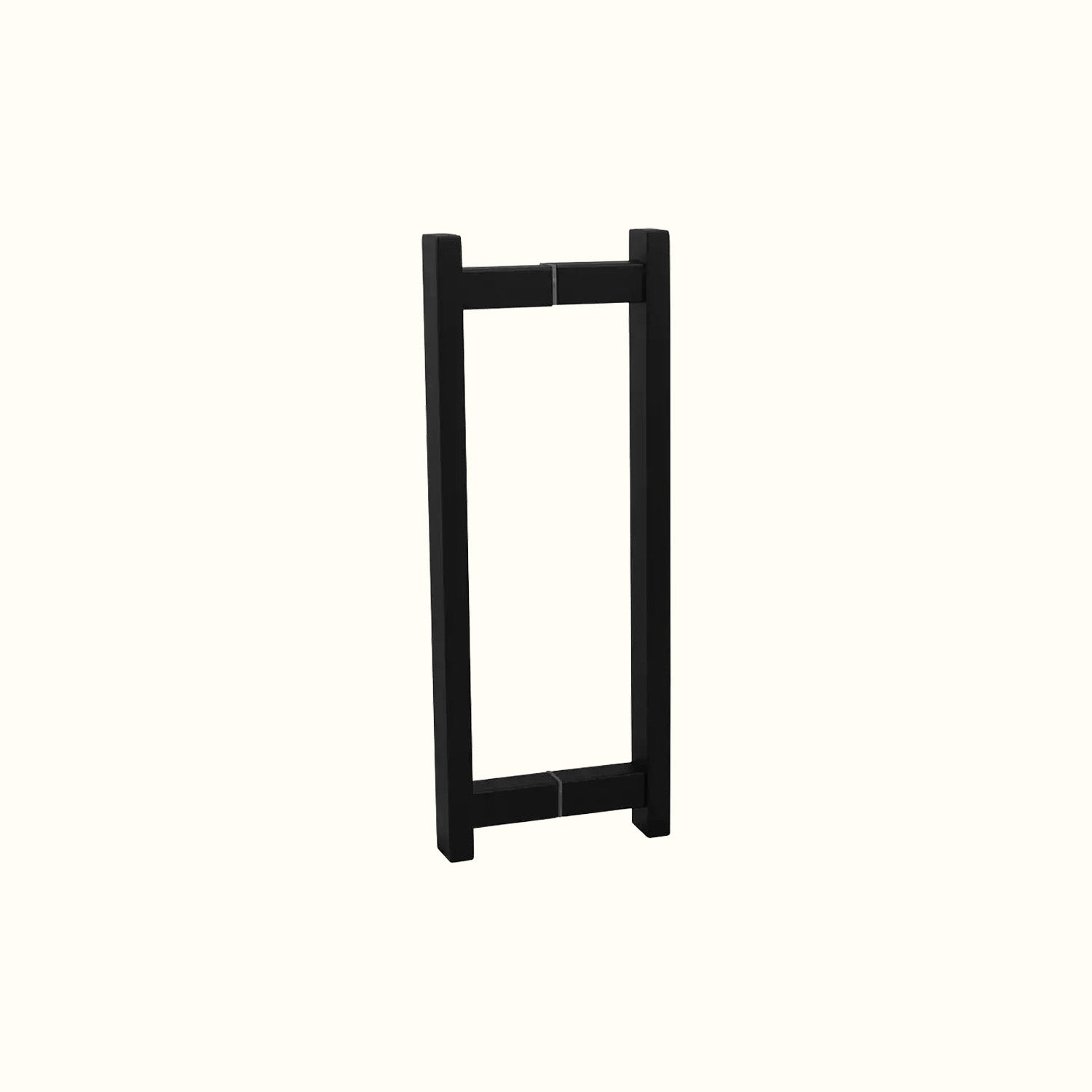 Poignée carrée de type échelle pour porte en verre