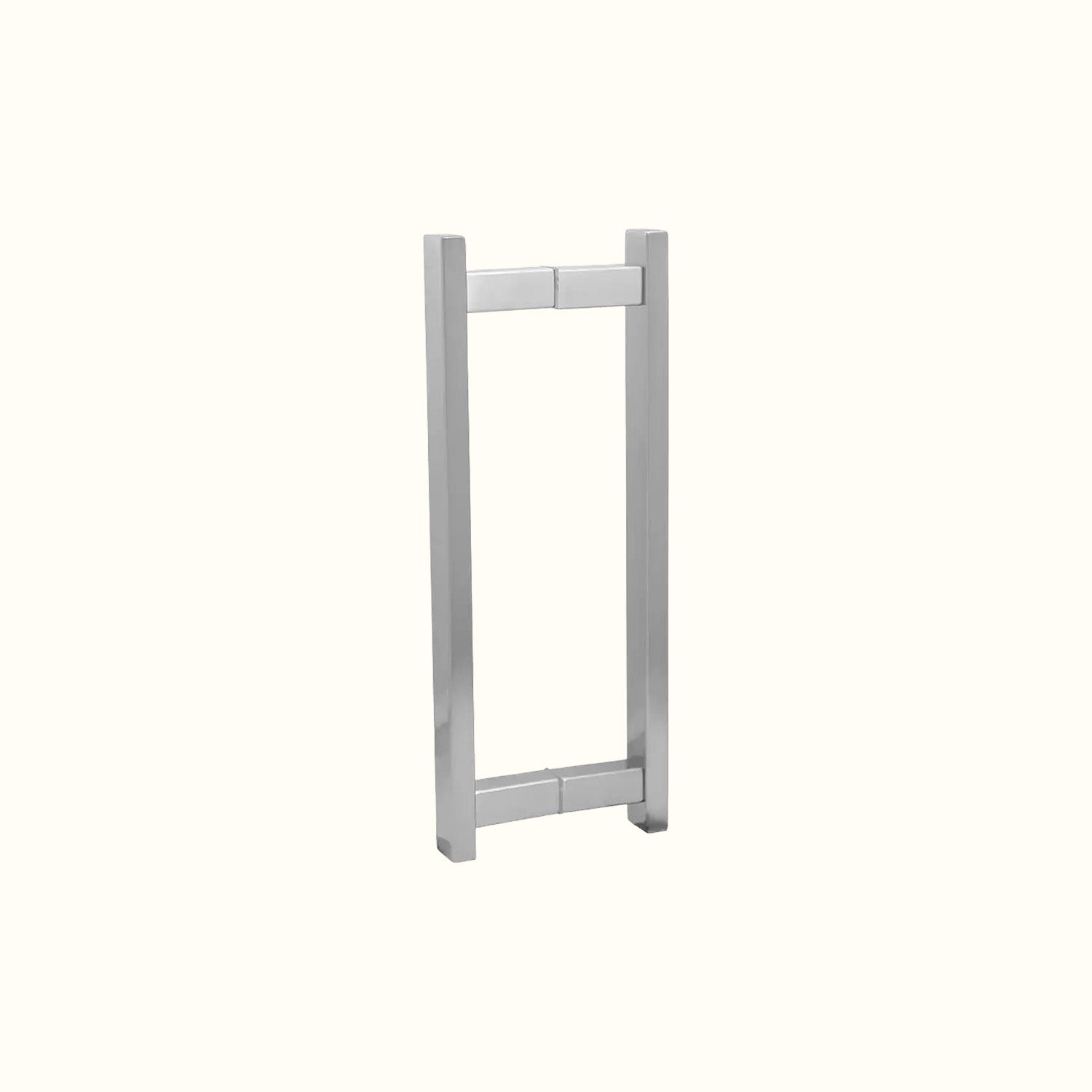 Poignée carrée de type échelle pour porte en verre