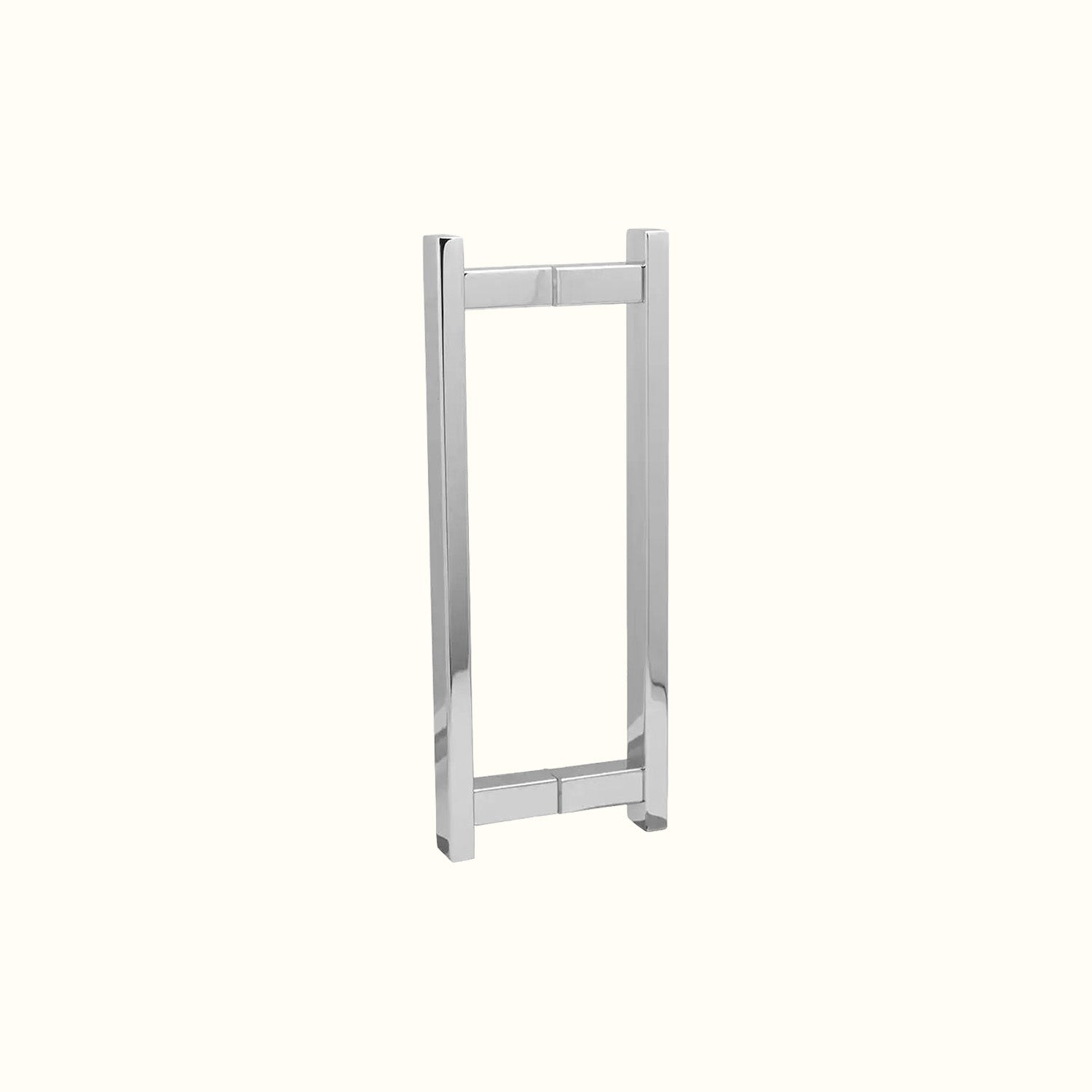 Poignée carrée de type échelle pour porte en verre