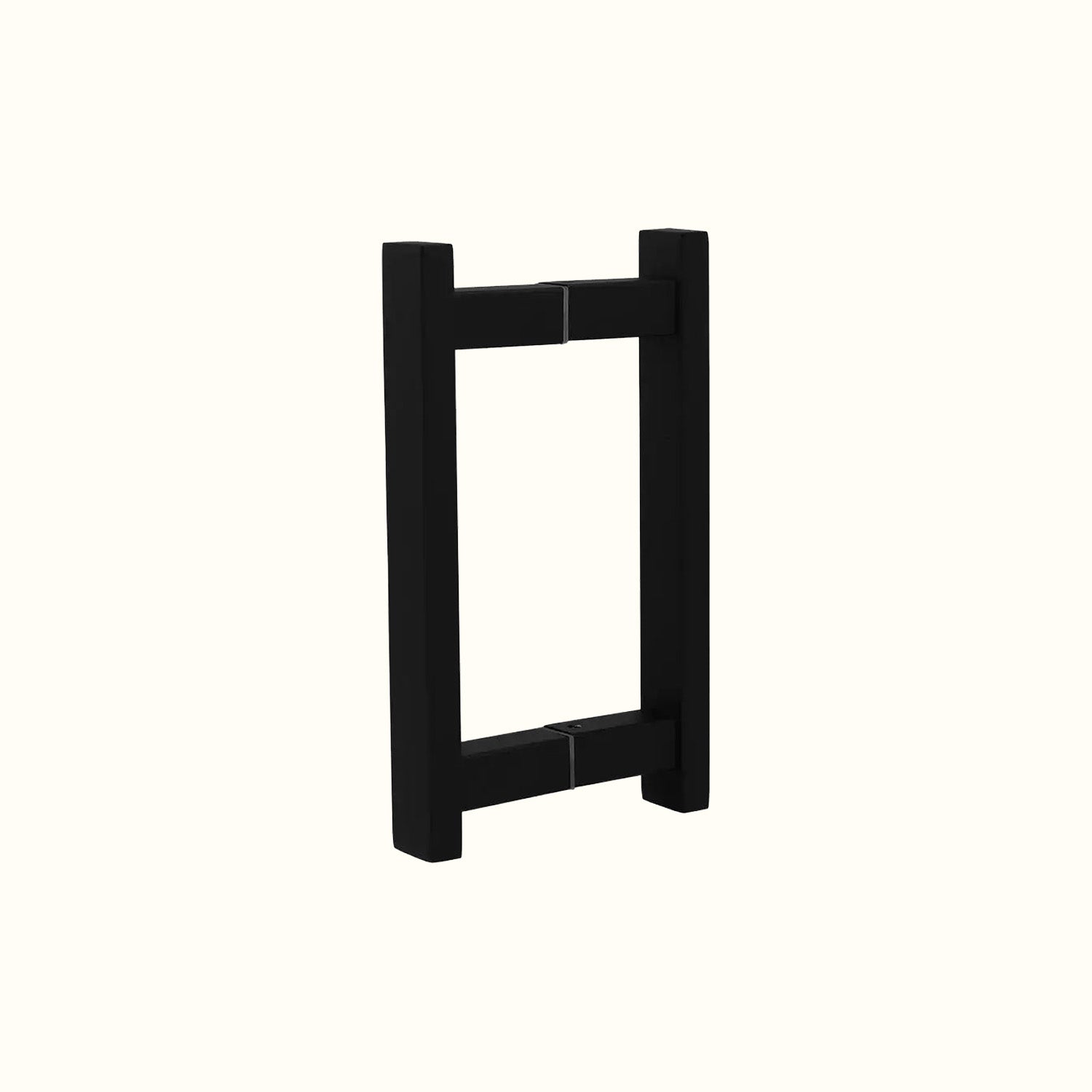 Poignée carrée de type échelle pour porte en verre