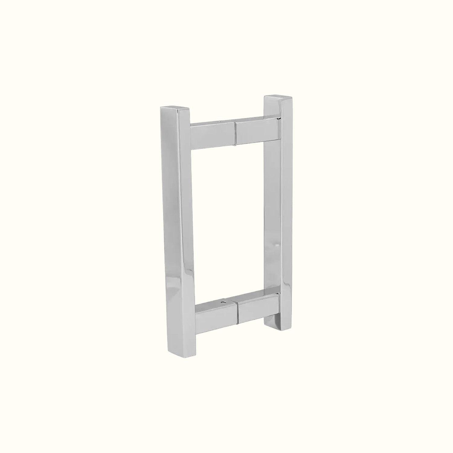 Poignée carrée de type échelle pour porte en verre