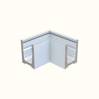 Coin en aluminium pour rail encastré