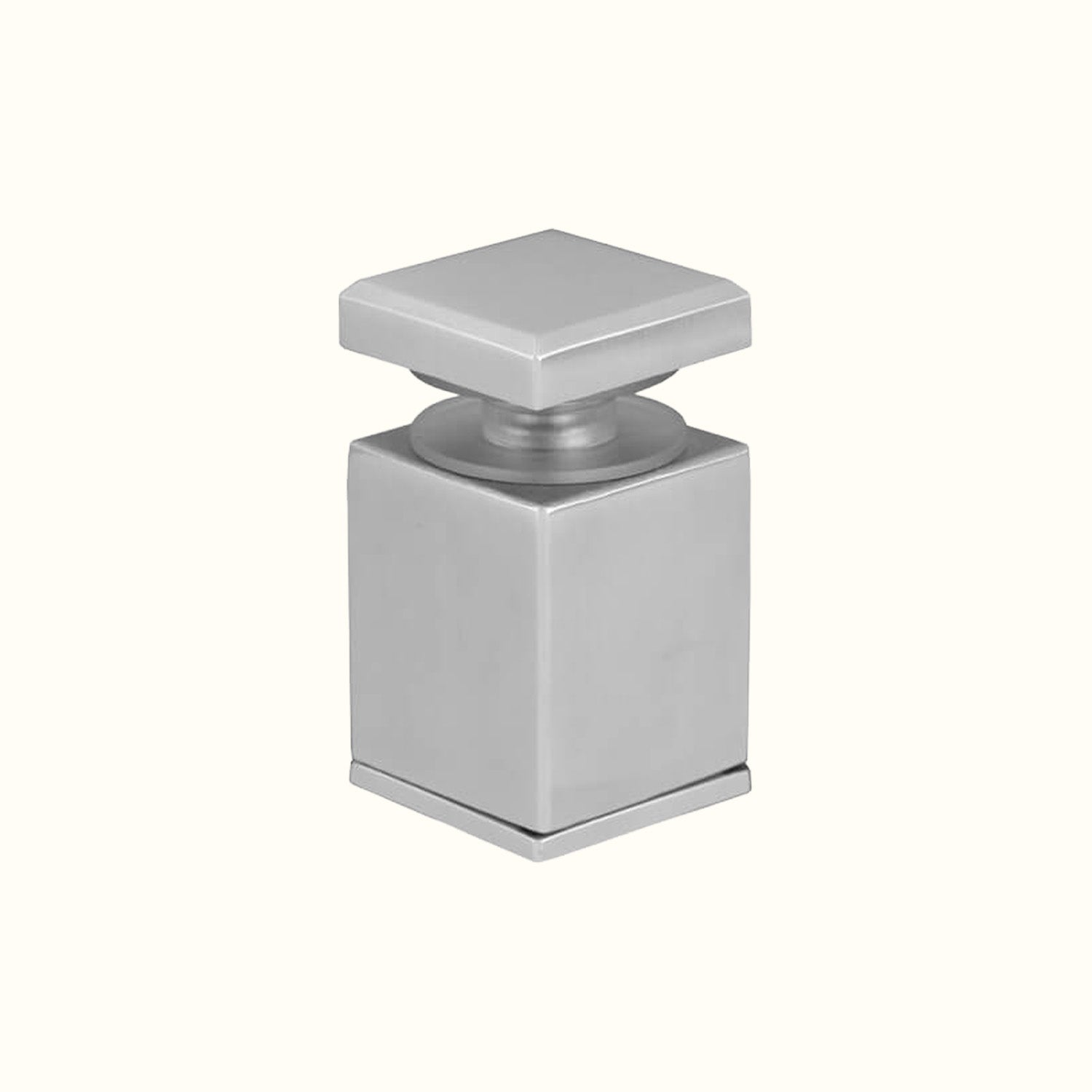 Standoff carré pour rampe en verre