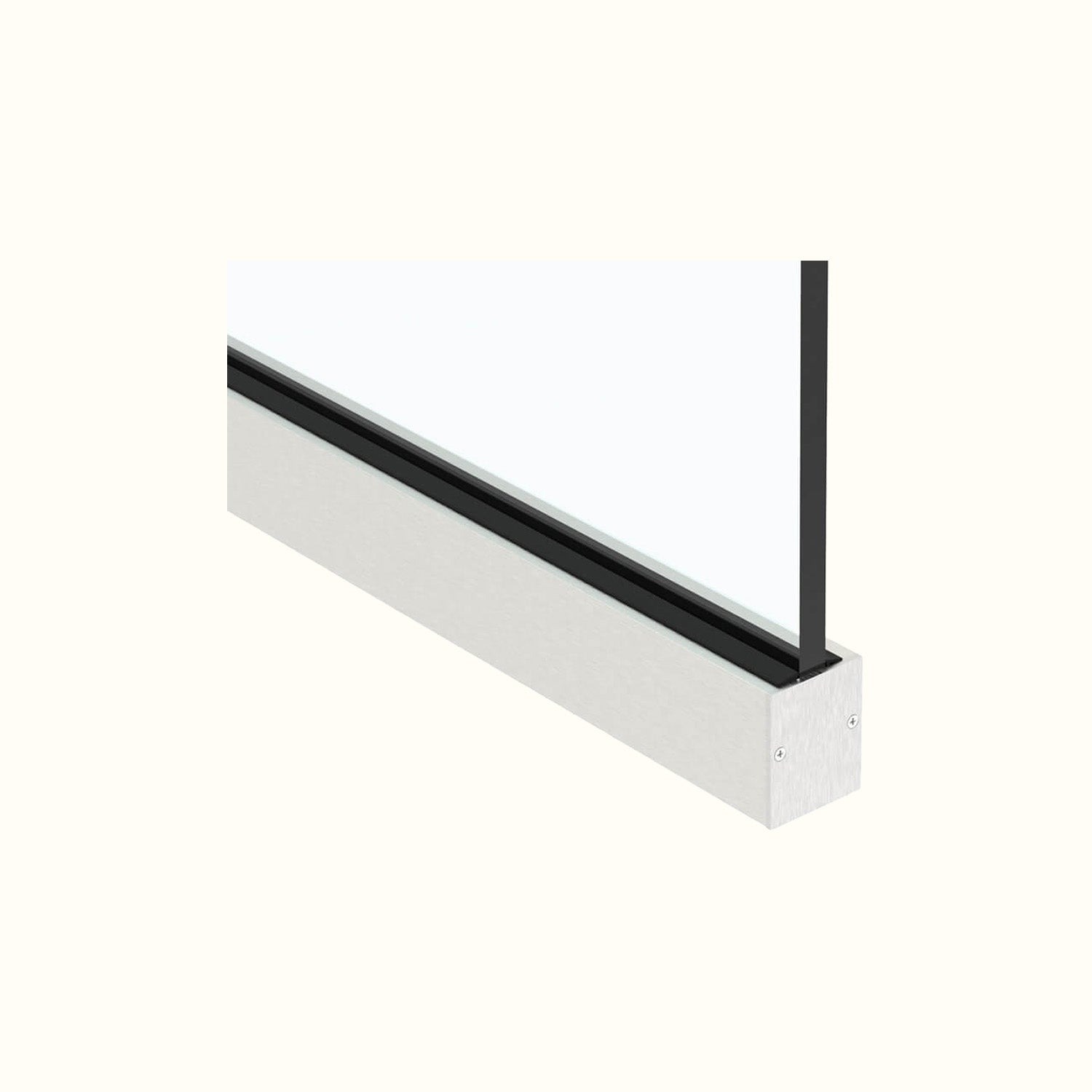 Kit pour cloison de verre 12mm