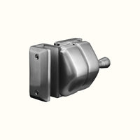 Loquet inox pour barrière en verre 8 à 12 mm