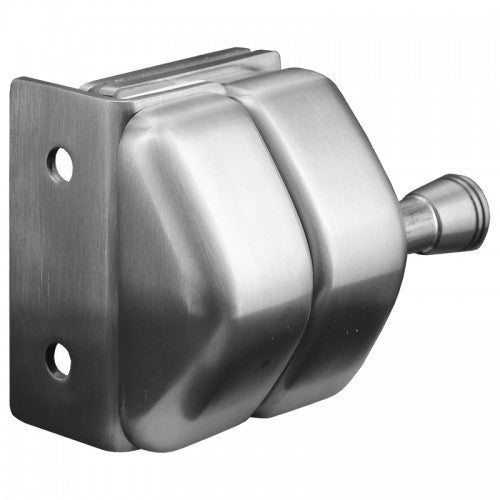 Loquet inox pour barrière en verre 8 à 12 mm