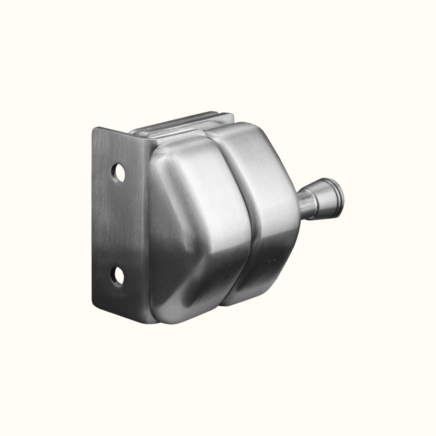 Loquet inox pour barrière en verre 8 à 12 mm