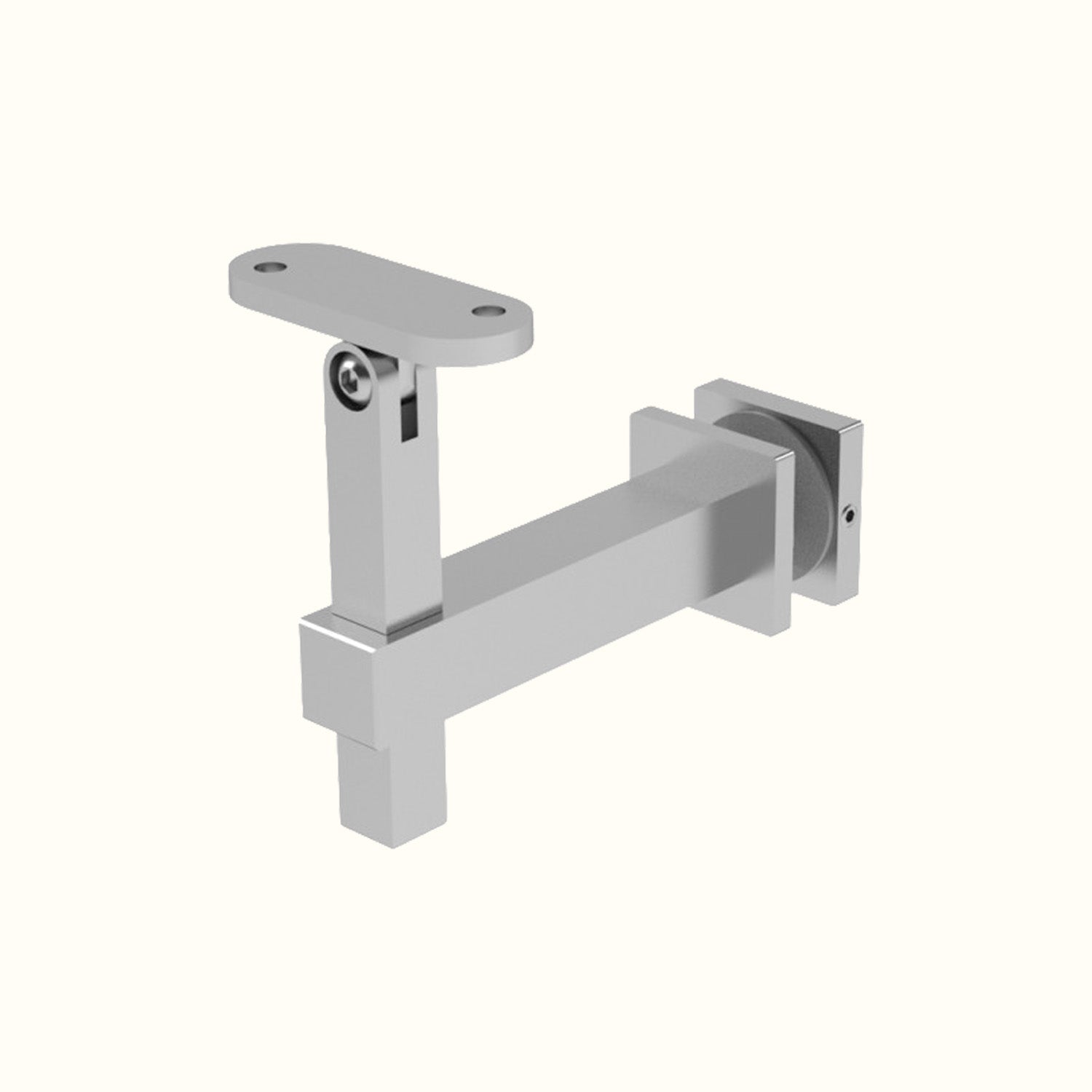 Support de main courante extérieur/intérieur inox