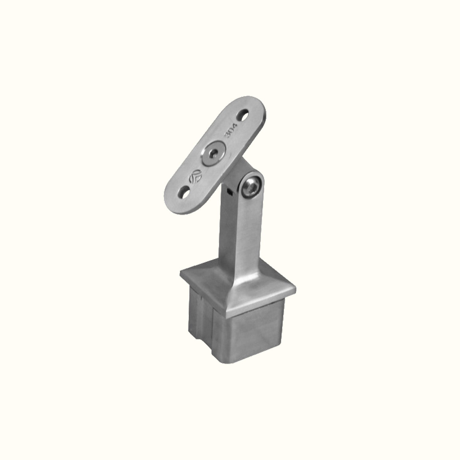 Support de main courante extérieur/intérieur inox