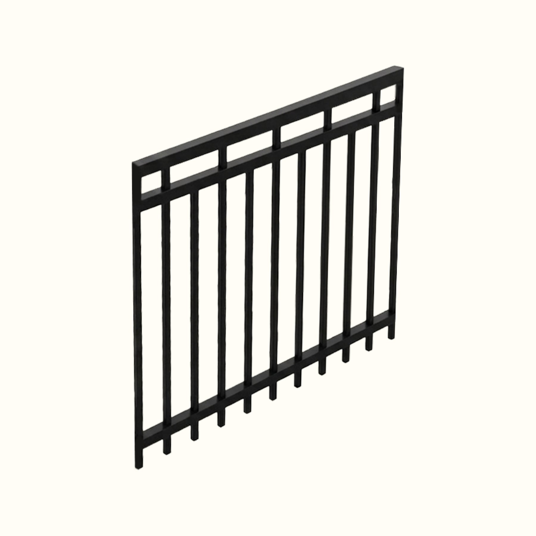 Porte pour clôture ornementale
