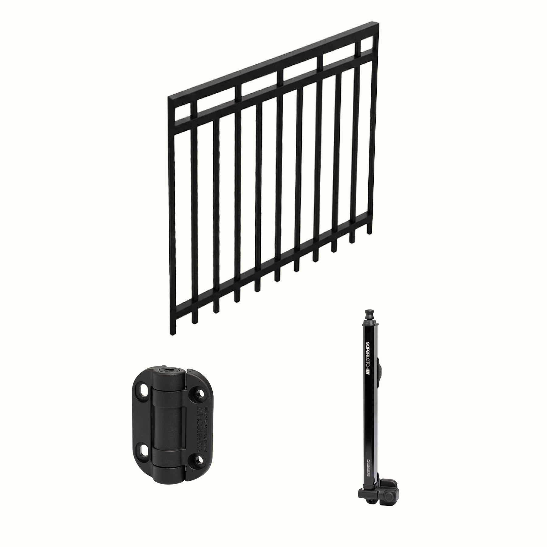 Kit de porte pour clôture ornementale