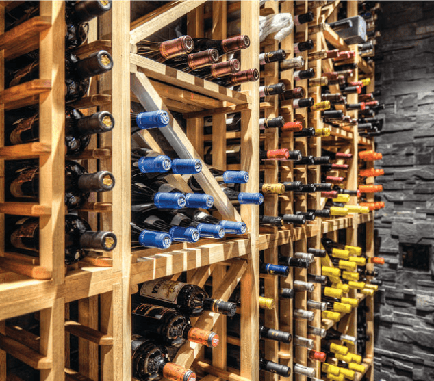 Casier en bois pour bouteille de vin