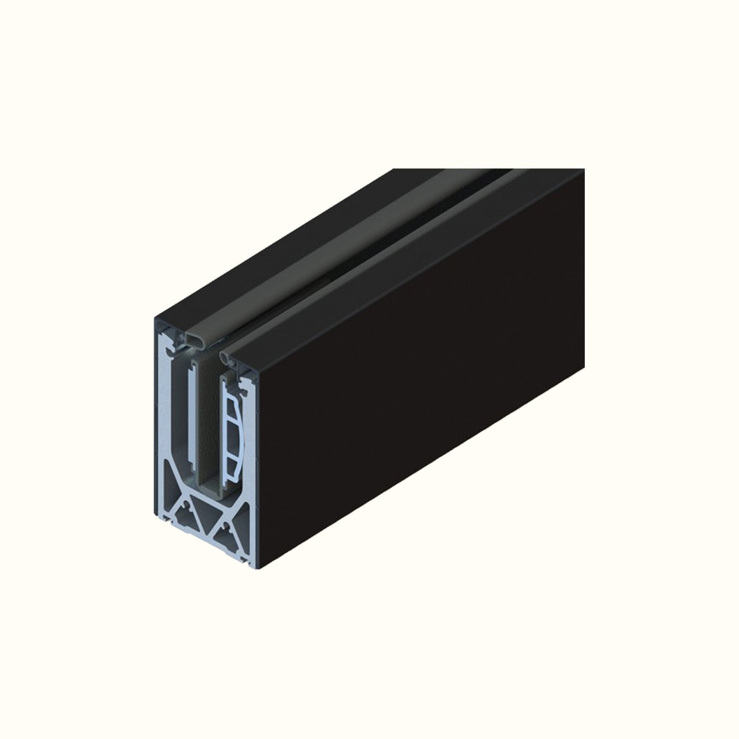 Rail encastré rampe en verre 10 pieds en aluminium anodisé