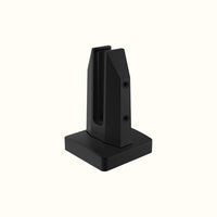 Spigot ajustable inox pour rampe en verre 12 mm