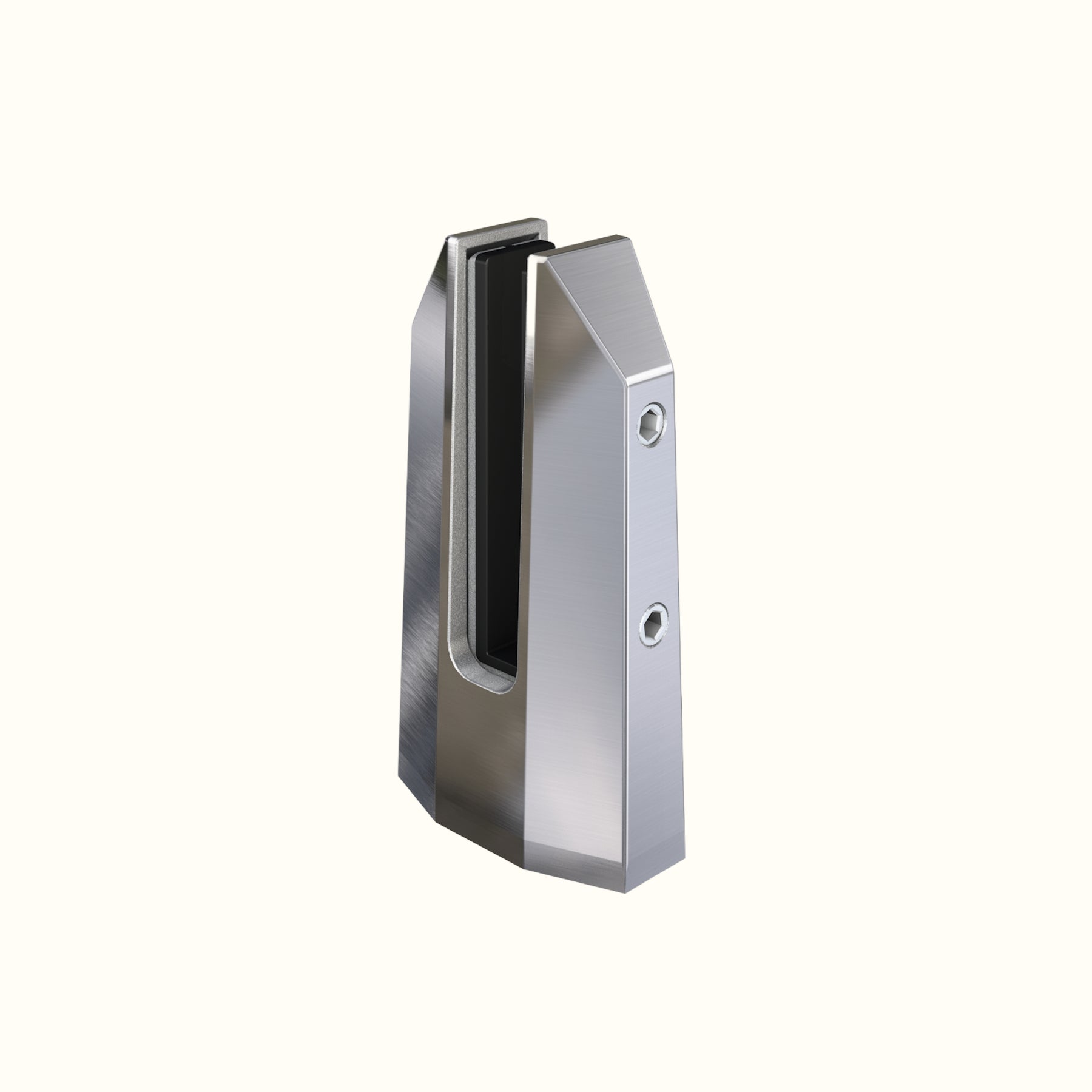 Spigot ajustable sans base inox pour rampe en verre 12 mm