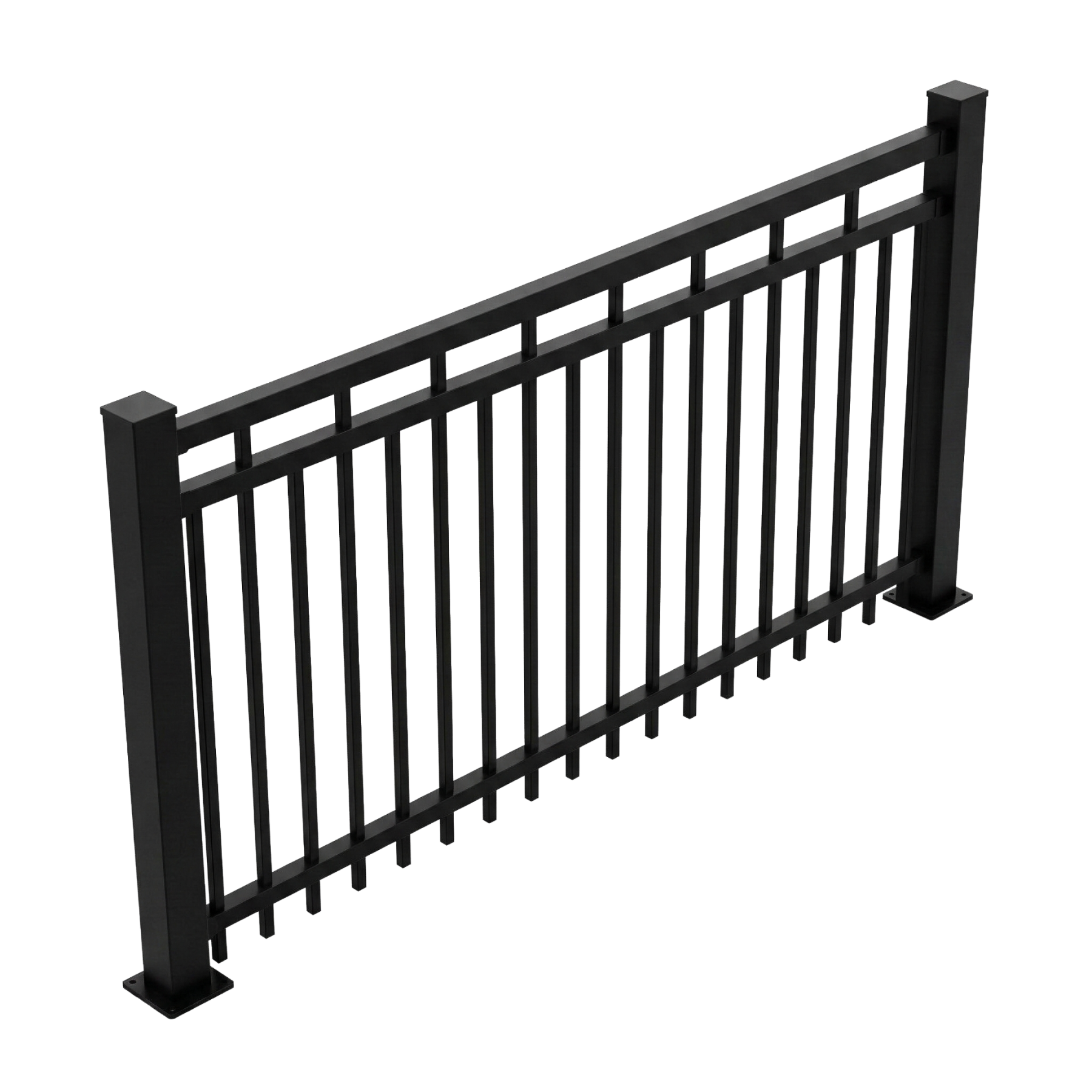 Clotûre ornementale en aluminium