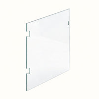 Panneau de verre 10mm troué pour porte