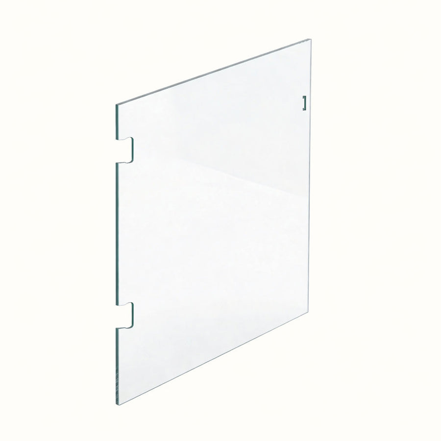 Panneau de verre 10mm troué pour porte