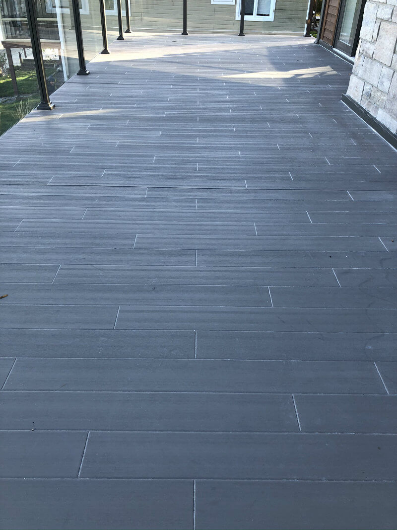 Terrasse de fibre de verre d'ingénierie